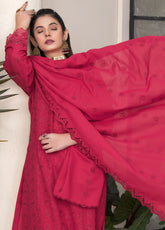 Icon By MR Textile Embroidered Chikankari Karandi Unstitched 3 Piece Suit - MRT24ICK 01